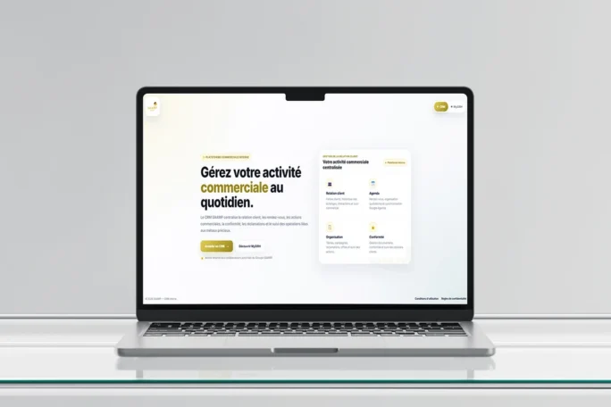 Capture de la réalisation : SAAMP CRM
